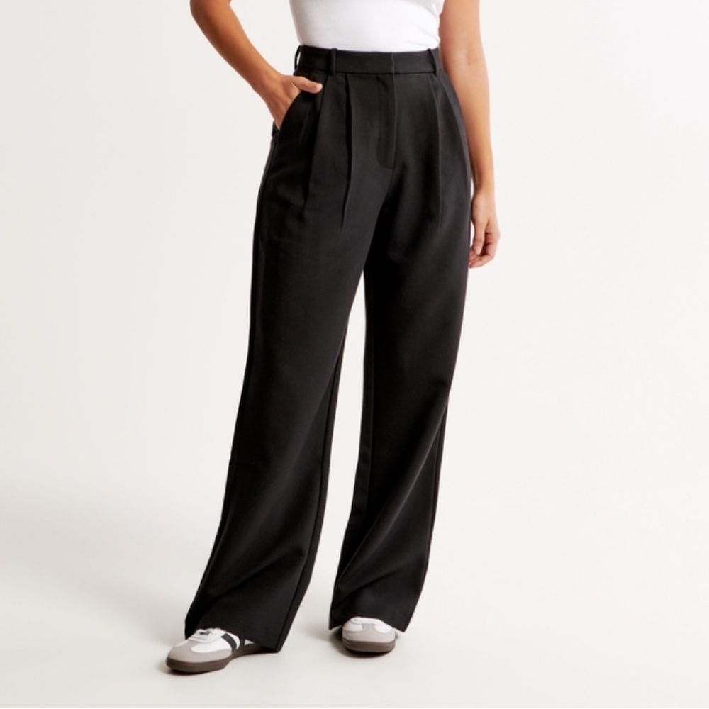 Abercrombie Sloane Wide Leg Tailored Pants